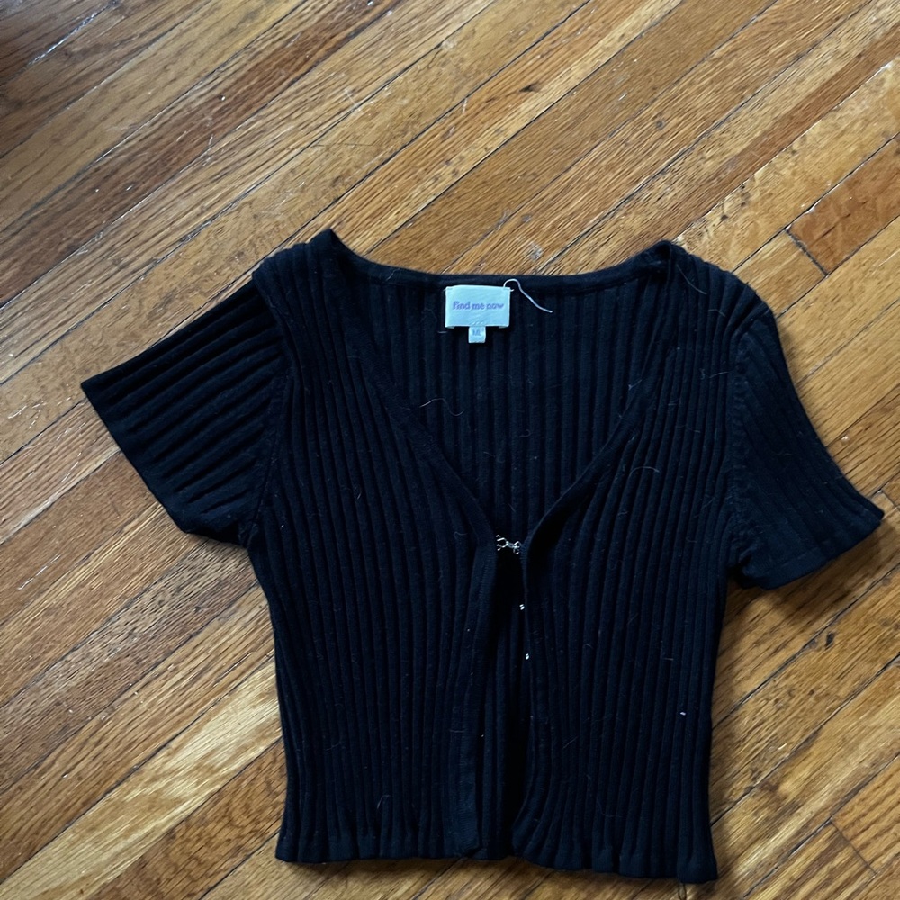 Find me now hook front crop top M/L